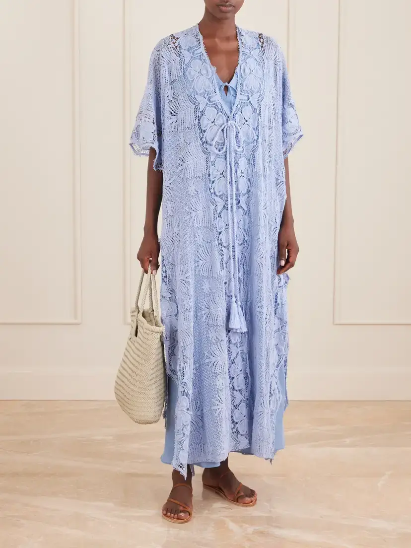 Miguelina Valentina Cotton-lace Kaftan | Thumbnail 2 Miguelina Valentina Cotton-lace Kaftan | Thumbnail 2