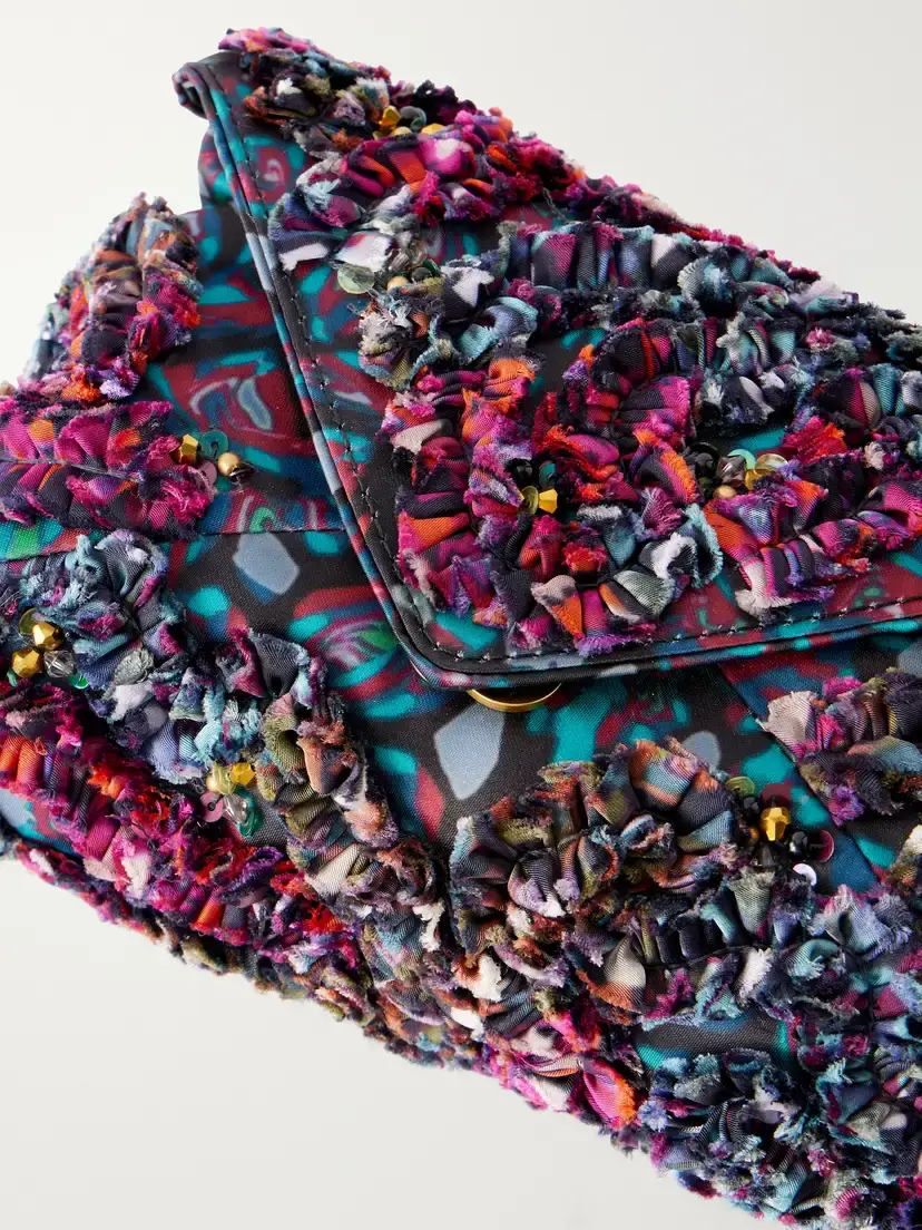 Dries Van Noten Bead-embellished Embroidered Clutch | Thumbnail 5 Dries Van Noten Bead-embellished Embroidered Clutch | Thumbnail 5