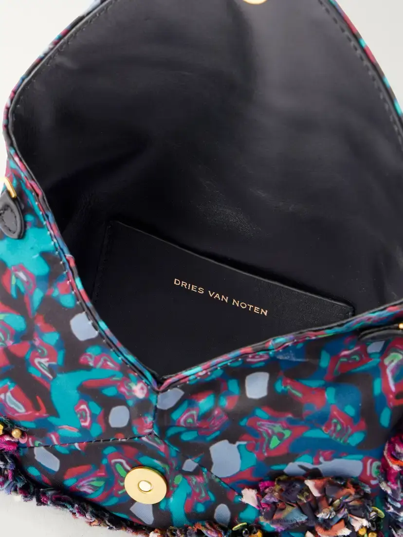 Dries Van Noten Bead-embellished Embroidered Clutch | Thumbnail 6 Dries Van Noten Bead-embellished Embroidered Clutch | Thumbnail 6
