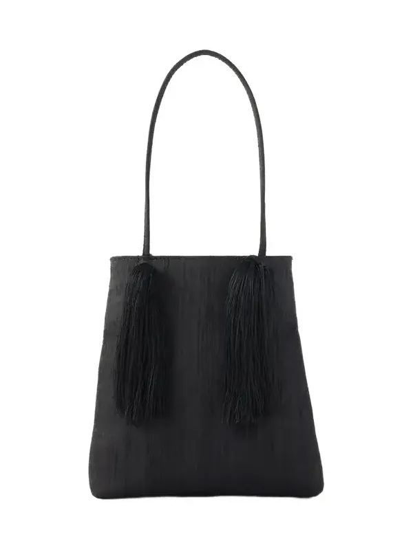 Le Salon Tasseled Dupioni Clutch