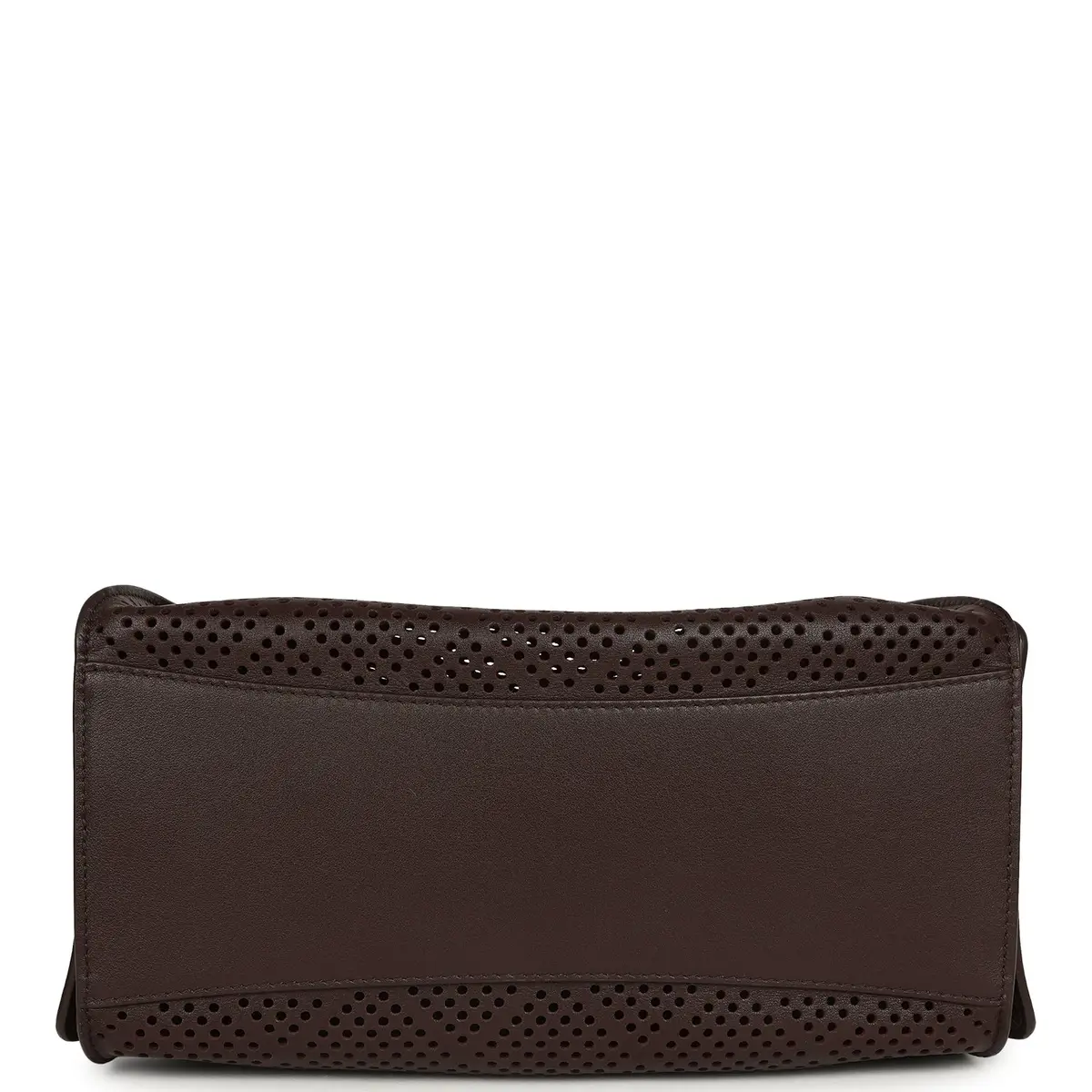 Chanel Chanel Small 25 Hobo Bag Dark Brown Perforated Calfskin Antique Gold Hardware | Thumbnail 7 Chanel Chanel Small 25 Hobo Bag Dark Brown Perforated Calfskin Antique Gold Hardware | Thumbnail 7