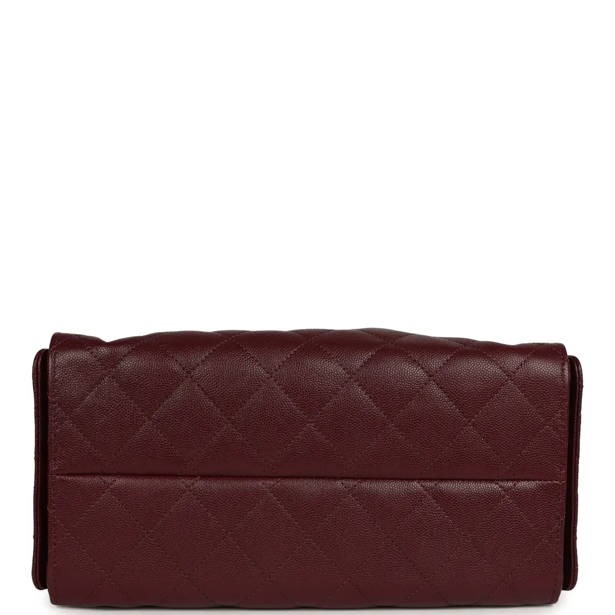 Chanel Chanel Small 25 Hobo Bag Dark Burgundy Shiny Caviar Gold Hardware | Thumbnail 6
