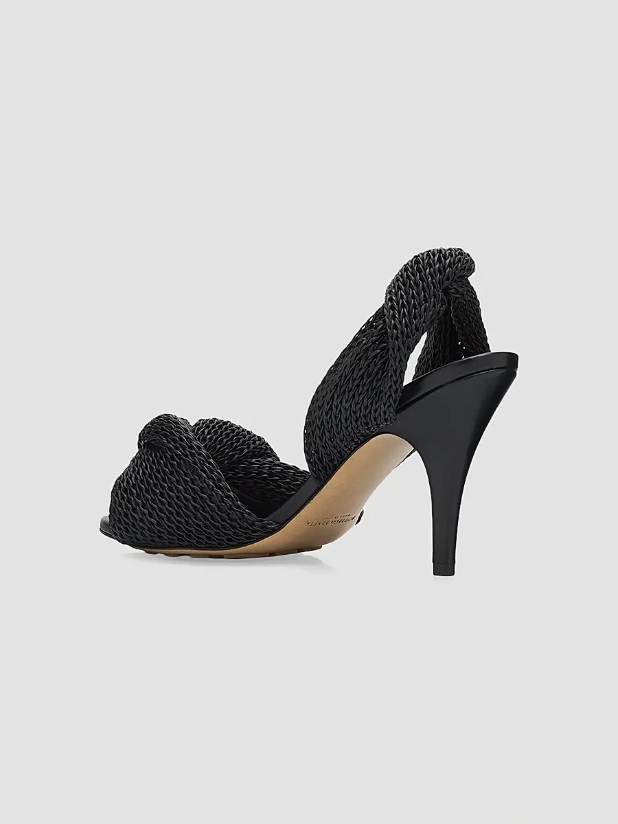 Bottega Veneta Women's Grace 90MM Leather Slingback Sandals | Thumbnail 3 Bottega Veneta Women's Grace 90MM Leather Slingback Sandals | Thumbnail 3