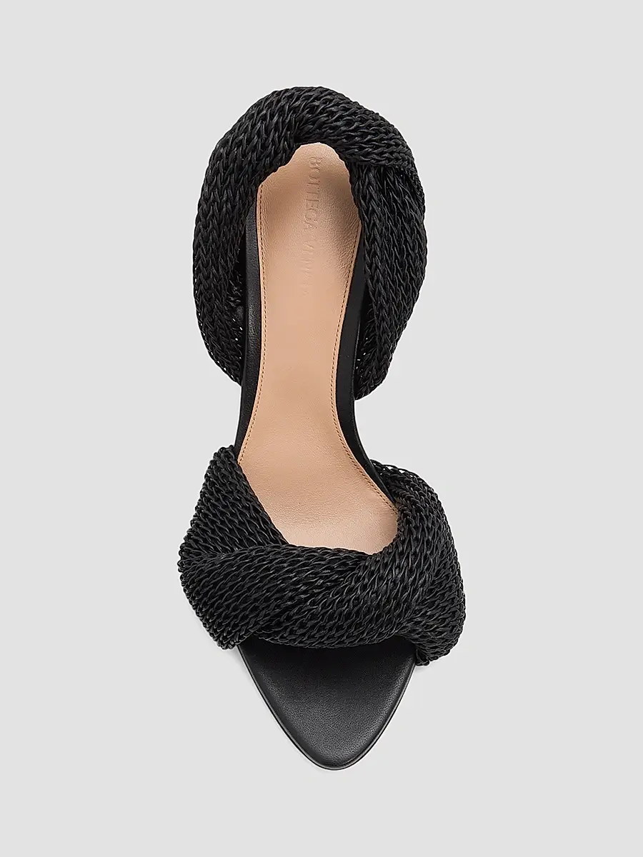 Bottega Veneta Women's Grace 90MM Leather Slingback Sandals | Thumbnail 4 Bottega Veneta Women's Grace 90MM Leather Slingback Sandals | Thumbnail 4