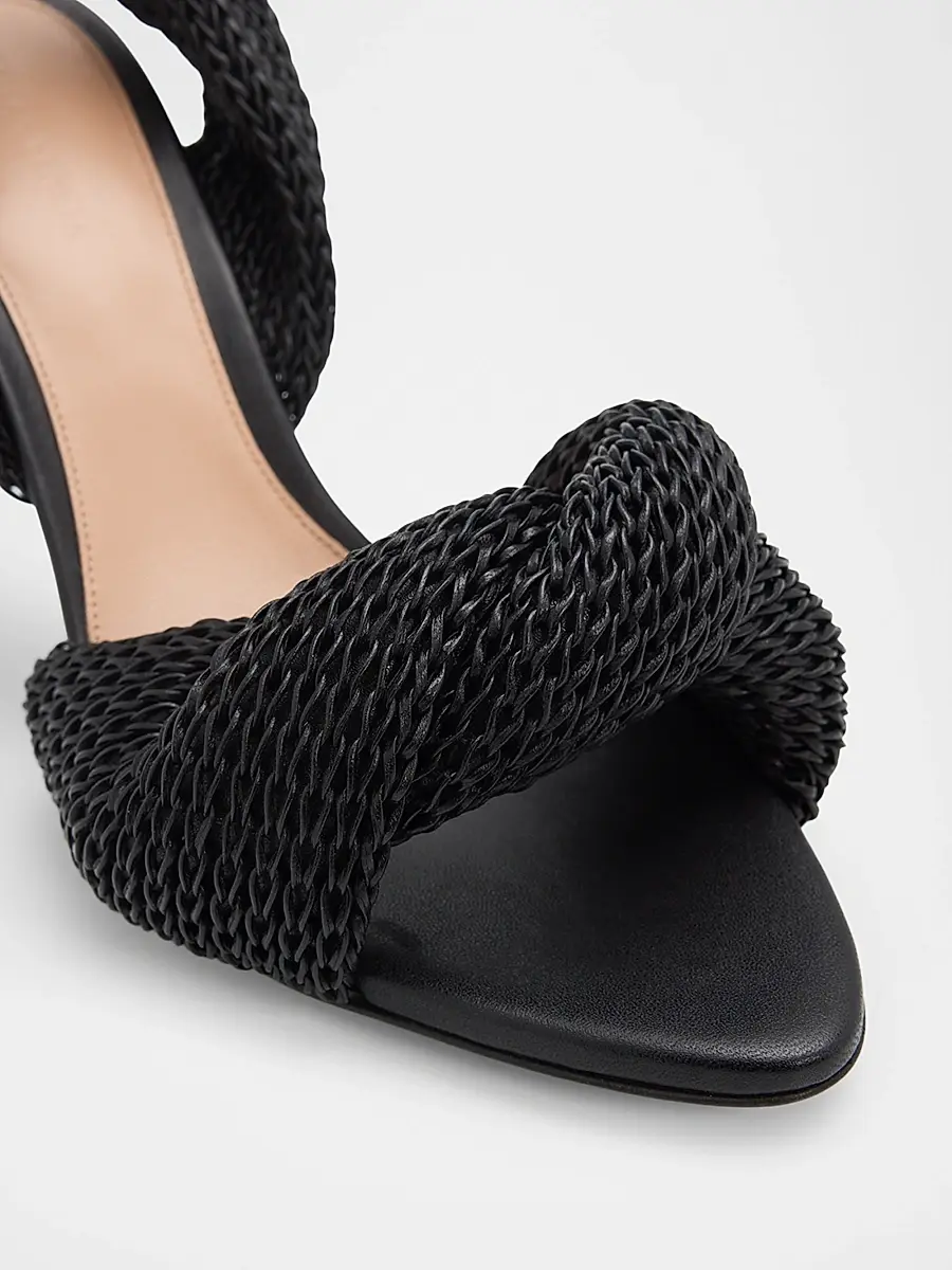 Bottega Veneta Women's Grace 90MM Leather Slingback Sandals | Thumbnail 5 Bottega Veneta Women's Grace 90MM Leather Slingback Sandals | Thumbnail 5