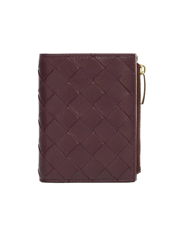 Bottega Veneta Women's Intrecciato Leather Bifold Wallet | Image 1 Bottega Veneta Women's Intrecciato Leather Bifold Wallet | Image 1