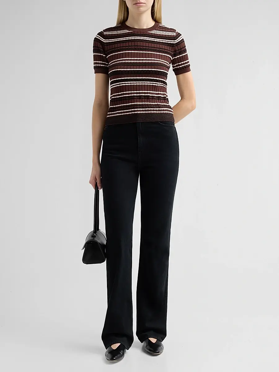 rag & bone Women's Karina Ribbed Striped Top | Thumbnail 2 rag & bone Women's Karina Ribbed Striped Top | Thumbnail 2