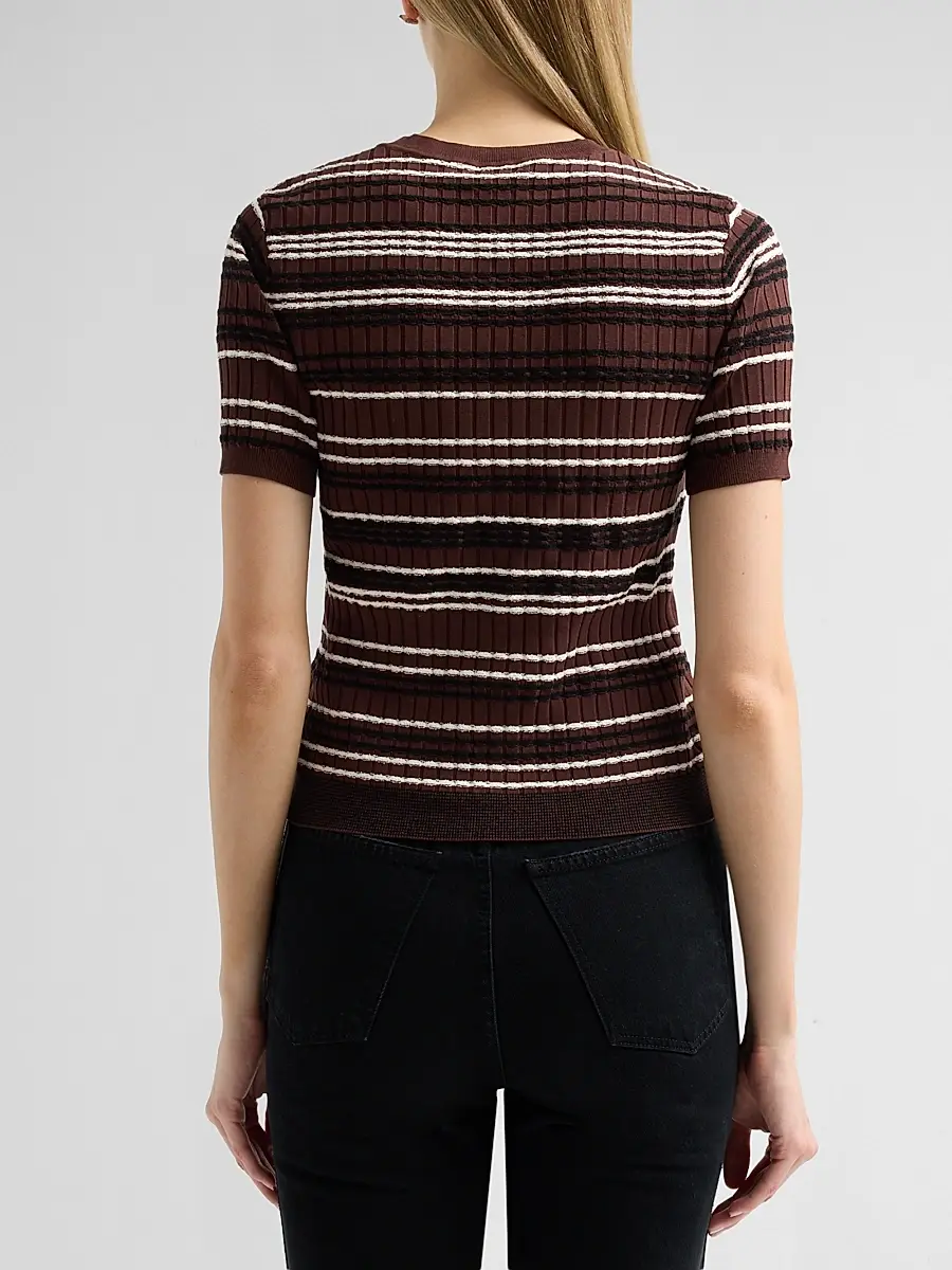 rag & bone Women's Karina Ribbed Striped Top | Thumbnail 3 rag & bone Women's Karina Ribbed Striped Top | Thumbnail 3