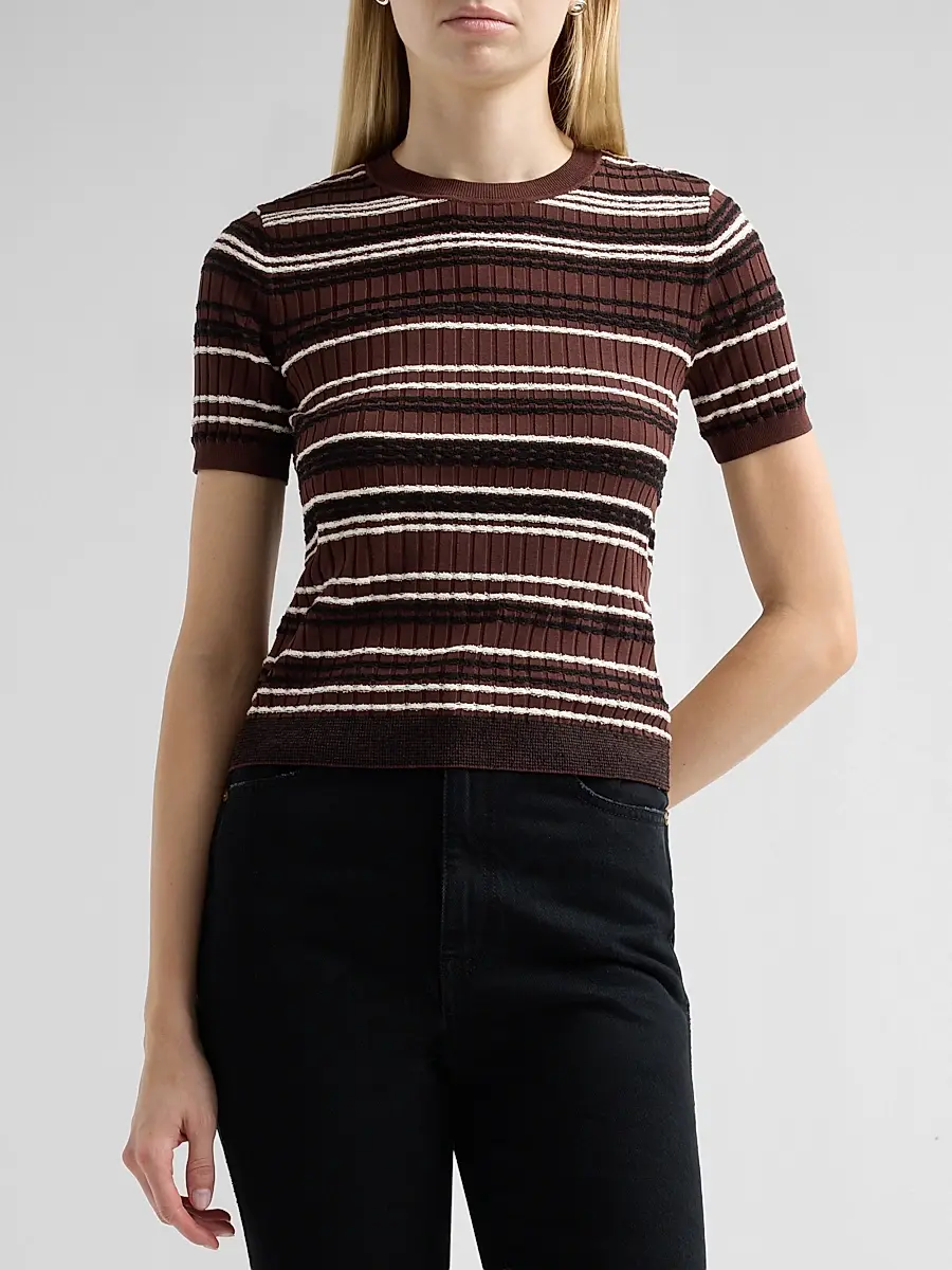 rag & bone Women's Karina Ribbed Striped Top | Thumbnail 4 rag & bone Women's Karina Ribbed Striped Top | Thumbnail 4