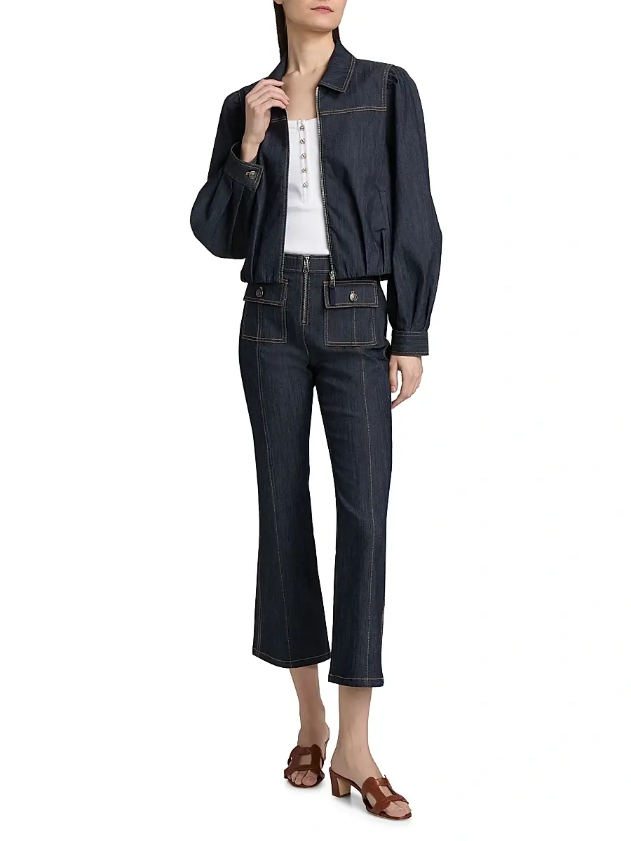 Cinq à Sept Women's Stella Denim Jacket | Thumbnail 2