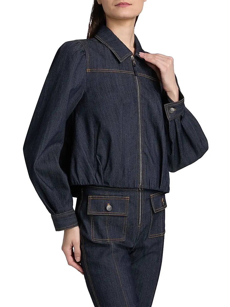 Cinq à Sept Women's Stella Denim Jacket | Thumbnail 4