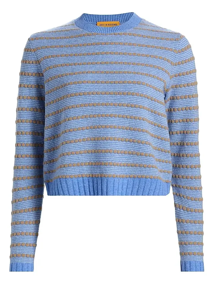 Women's Pebble-Striped Cashmere Sweater Women's Pebble-Striped Cashmere Sweater