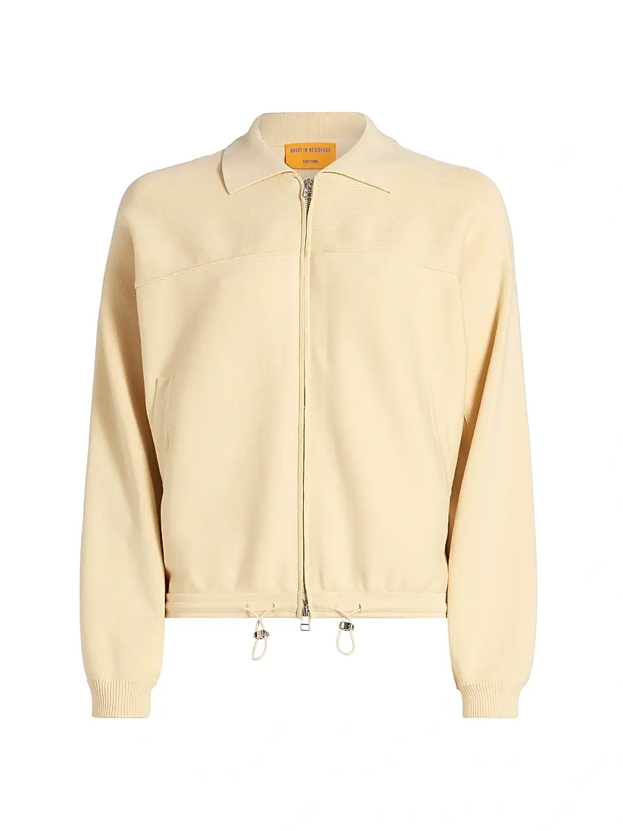 Guest In Residence Women's Cotton-Blend Windbreaker Jacket - Butter | Image 1 Guest In Residence Women's Cotton-Blend Windbreaker Jacket - Butter | Image 1