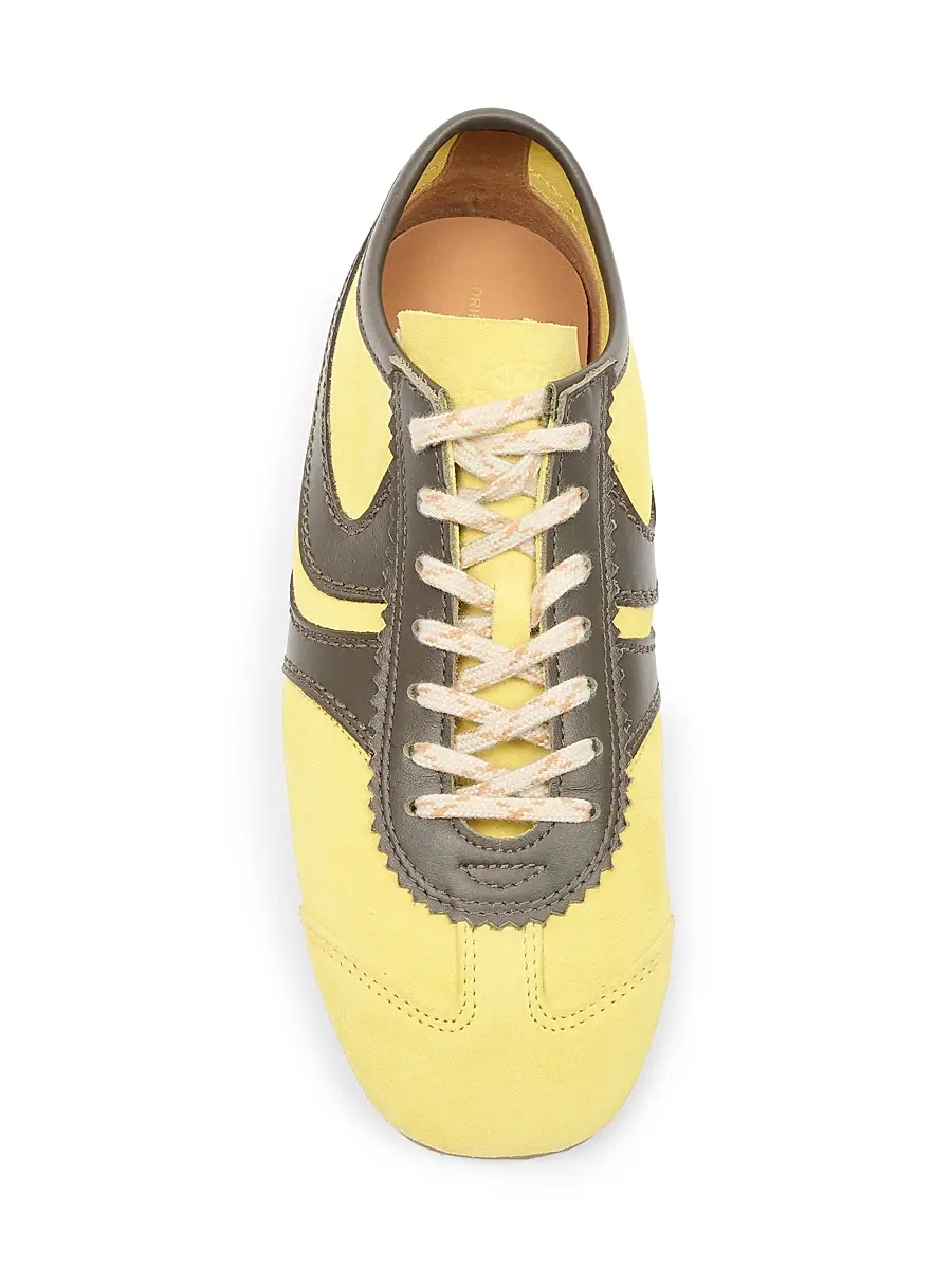Dries Van Noten Women's Suede & Leather Low-Top Sneakers | Thumbnail 4 Dries Van Noten Women's Suede & Leather Low-Top Sneakers | Thumbnail 4