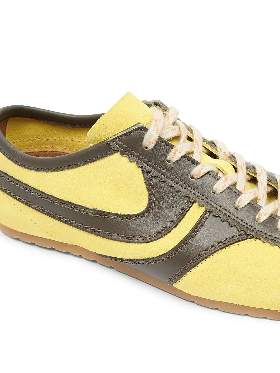 Dries Van Noten Women's Suede & Leather Low-Top Sneakers | Thumbnail 5 Dries Van Noten Women's Suede & Leather Low-Top Sneakers | Thumbnail 5