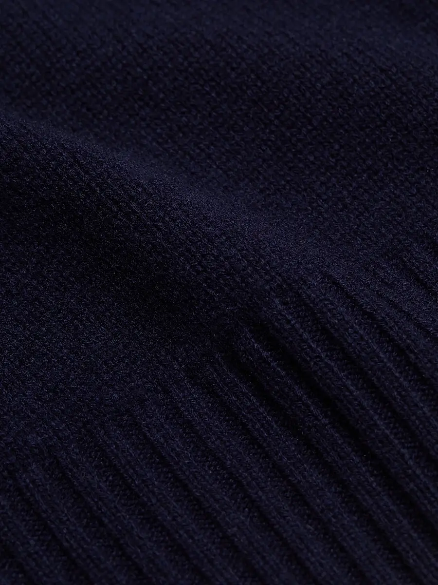 Toccin Women's Elsie Wool-Cashmere Short-Sleeve Sweater - Navy | Thumbnail 7 Toccin Women's Elsie Wool-Cashmere Short-Sleeve Sweater - Navy | Thumbnail 7