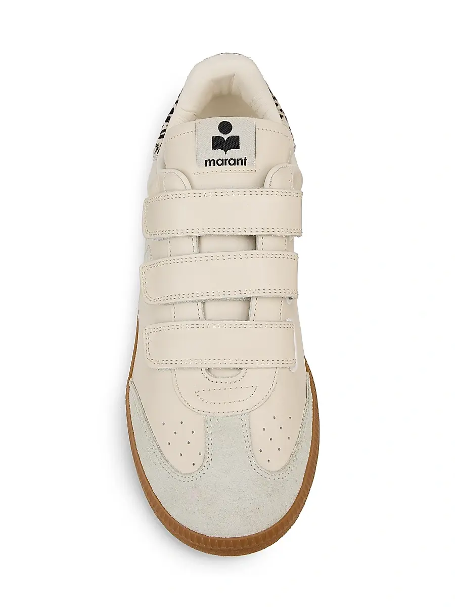 Isabel Marant Women's Beth Calf Hair Low-Top Sneakers | Thumbnail 4 Isabel Marant Women's Beth Calf Hair Low-Top Sneakers | Thumbnail 4