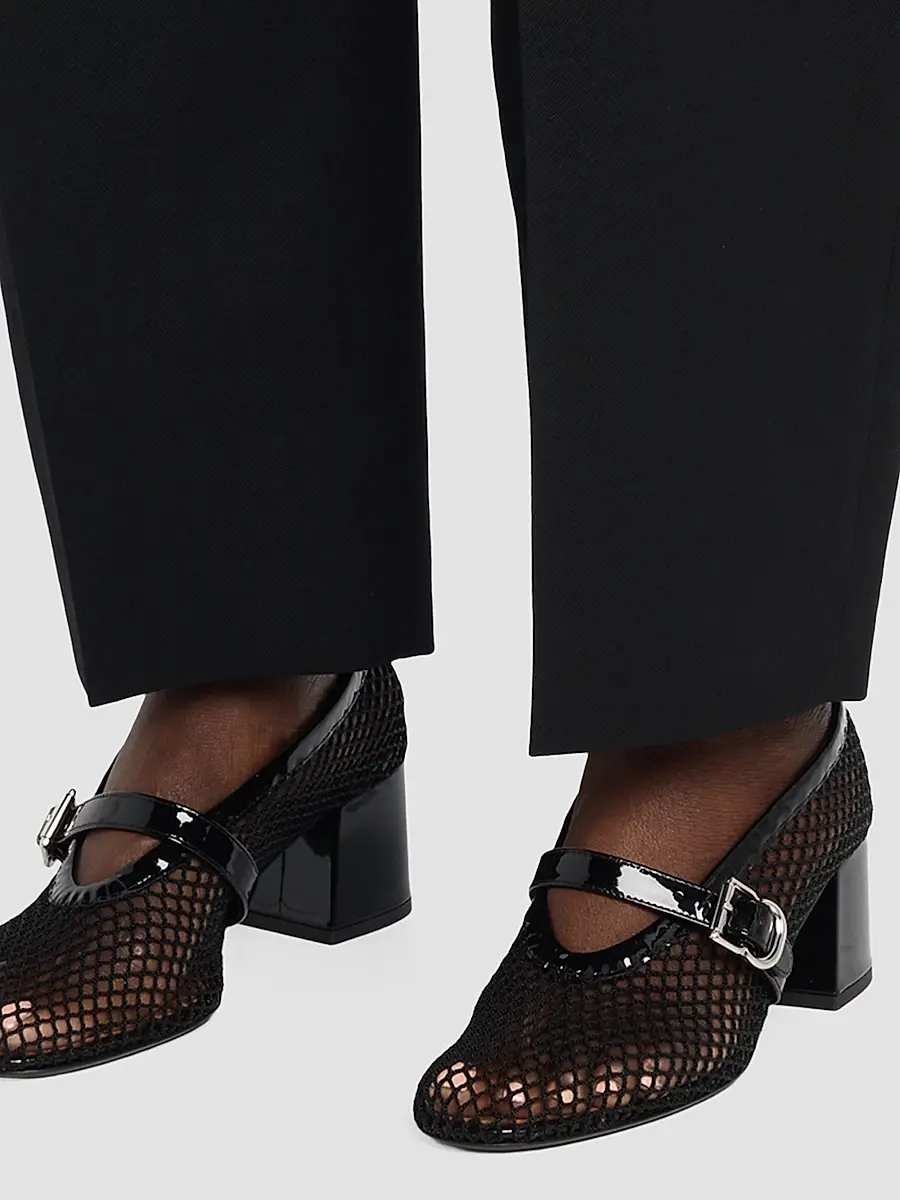 Alaïa Women's Fishnet 55MM Pumps | Thumbnail 6