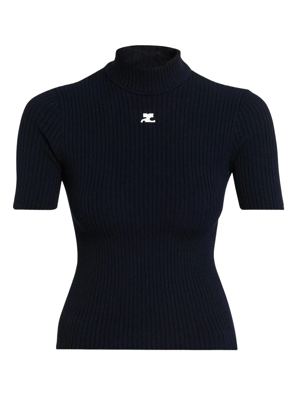 Courrèges Women's Reedition Rib-Knit Blouse