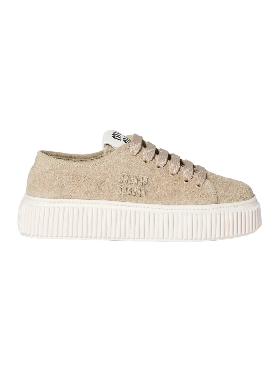 Miu Miu Women's Suede Sneakers