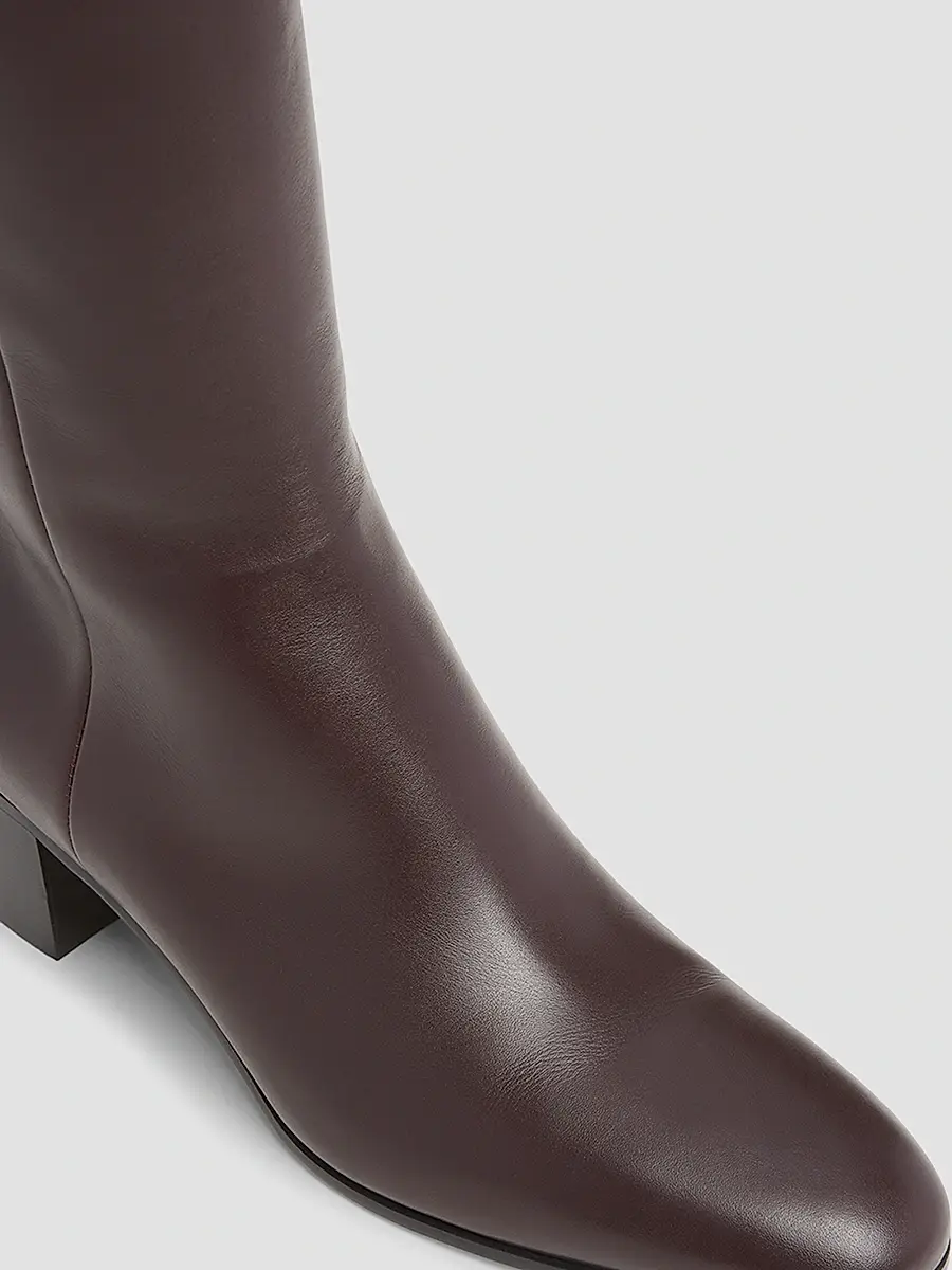 Gianvito Rossi Women's Spencer 45MM Leather Boots | Thumbnail 4 Gianvito Rossi Women's Spencer 45MM Leather Boots | Thumbnail 4