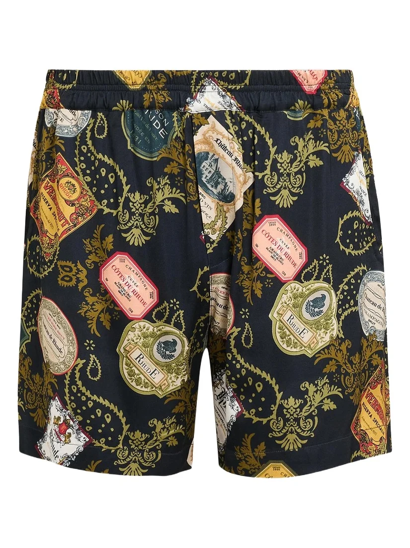 Men's Vin Bandana Print PJ Shorts Men's Vin Bandana Print PJ Shorts