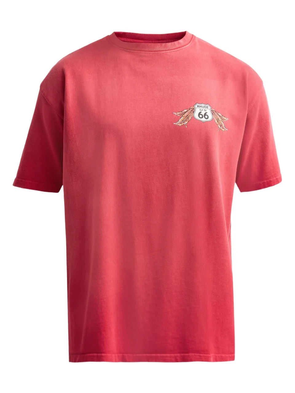 Rhude Men's Oklahoma 66 Cotton Crewneck T-Shirt