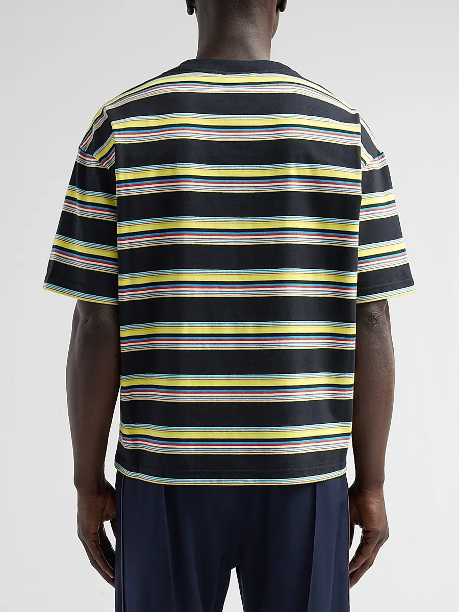 Marni Men's Striped Cotton Relaxed-Fit T-Shirt | Thumbnail 3