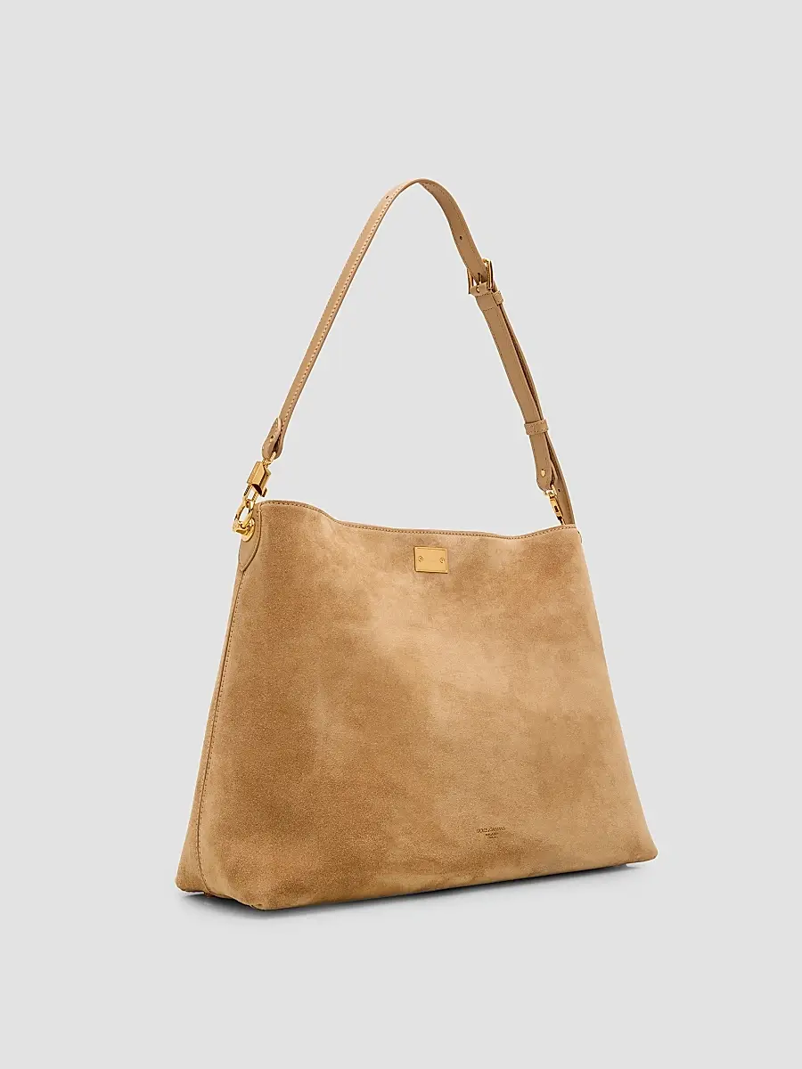 Dolce & Gabbana Women's Vittoria Suede Shoulder Bag | Thumbnail 2 Dolce & Gabbana Women's Vittoria Suede Shoulder Bag | Thumbnail 2