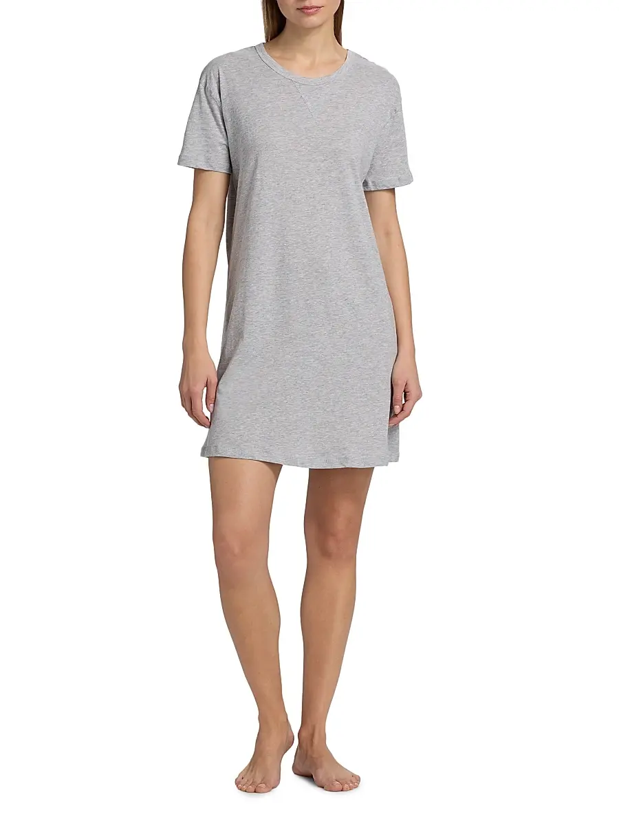 Papinelle Women's Jada Cotton Knit T-Shirt Nightie | Thumbnail 2