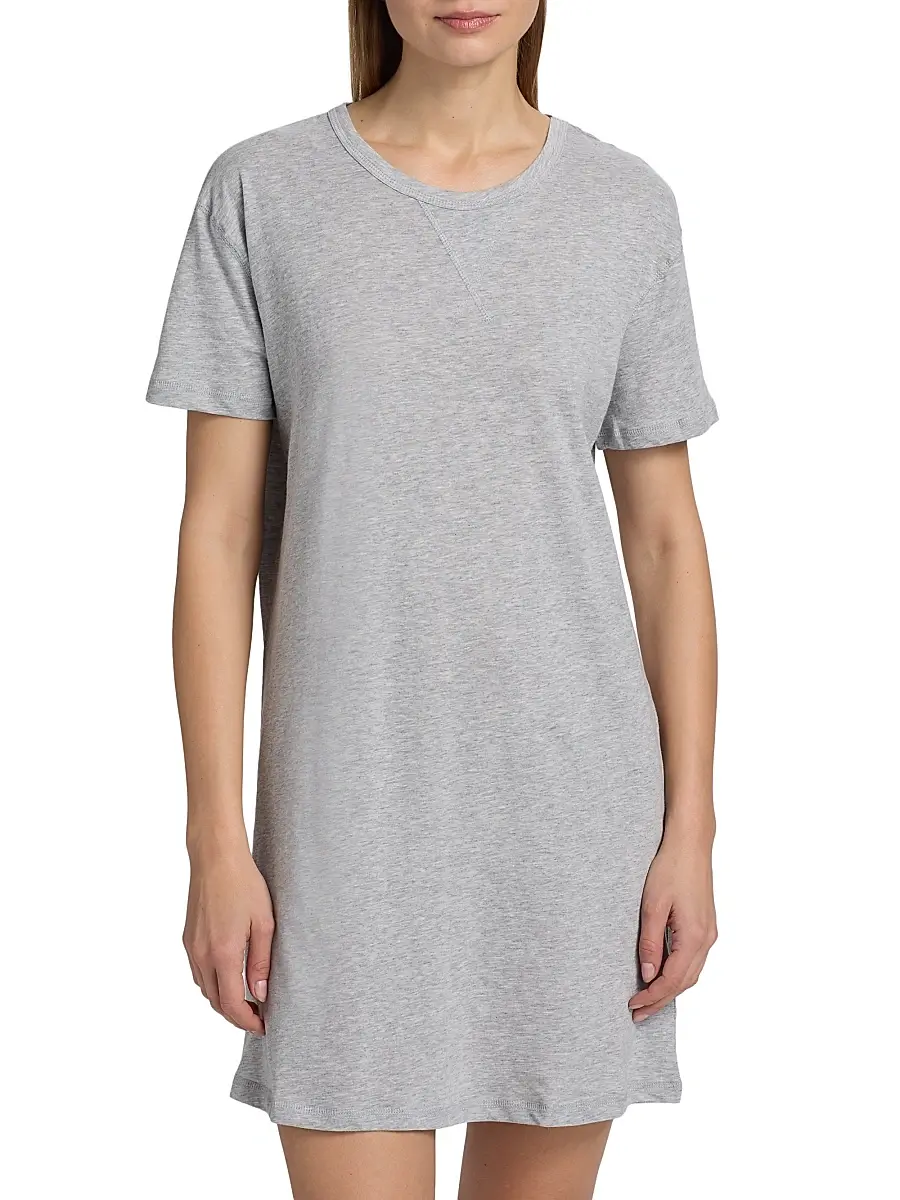 Papinelle Women's Jada Cotton Knit T-Shirt Nightie | Thumbnail 3