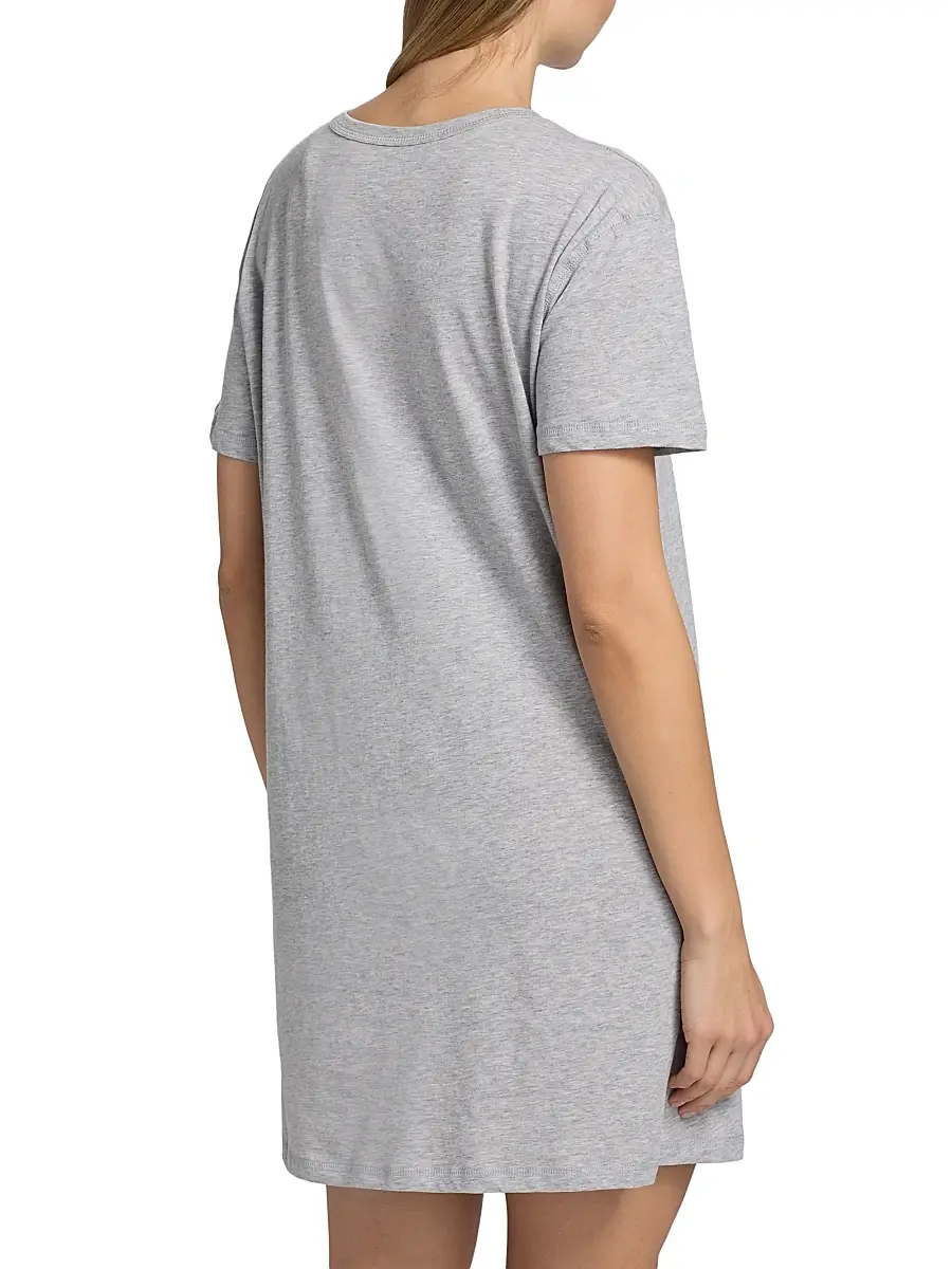 Papinelle Women's Jada Cotton Knit T-Shirt Nightie | Thumbnail 4