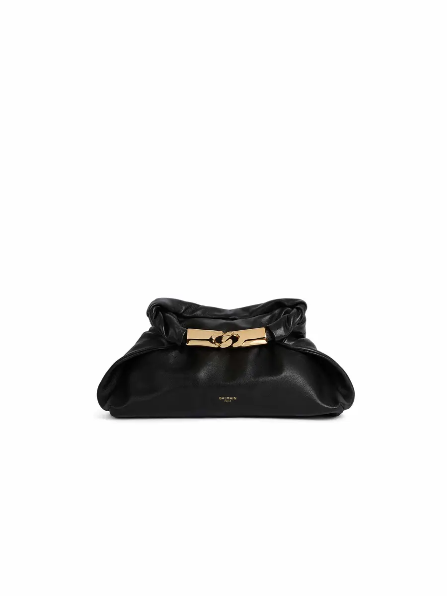Balmain DINNER AT 8 small bag in smooth leather