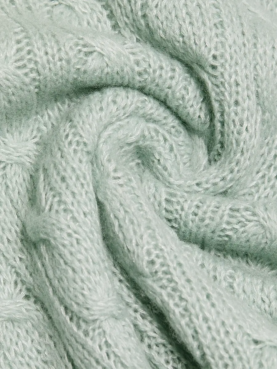 Guest In Residence Women's Cable-Knit Merino Wool-Blend Top | Thumbnail 7 Guest In Residence Women's Cable-Knit Merino Wool-Blend Top | Thumbnail 7