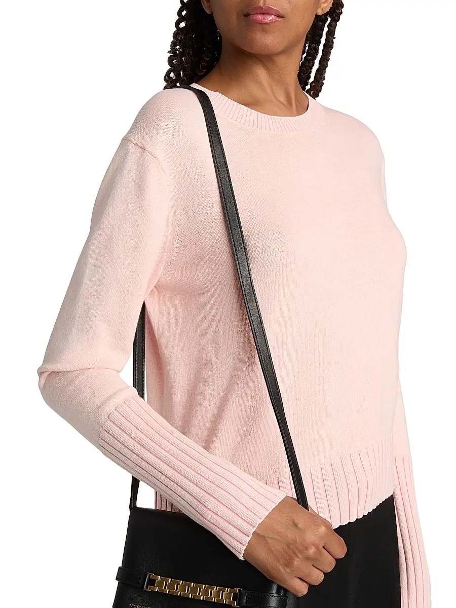 Guest In Residence Women's Rib-Knit Cotton-Blend Sweater | Thumbnail 6 Guest In Residence Women's Rib-Knit Cotton-Blend Sweater | Thumbnail 6