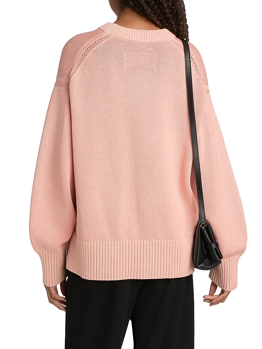 Guest In Residence Women's Sunwash Cotton-Cashmere Crewneck Sweater | Thumbnail 5