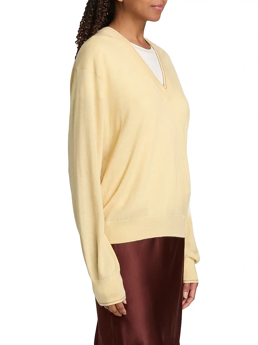 Guest In Residence Women's The Airy Cotton-Silk Sweater | Thumbnail 4