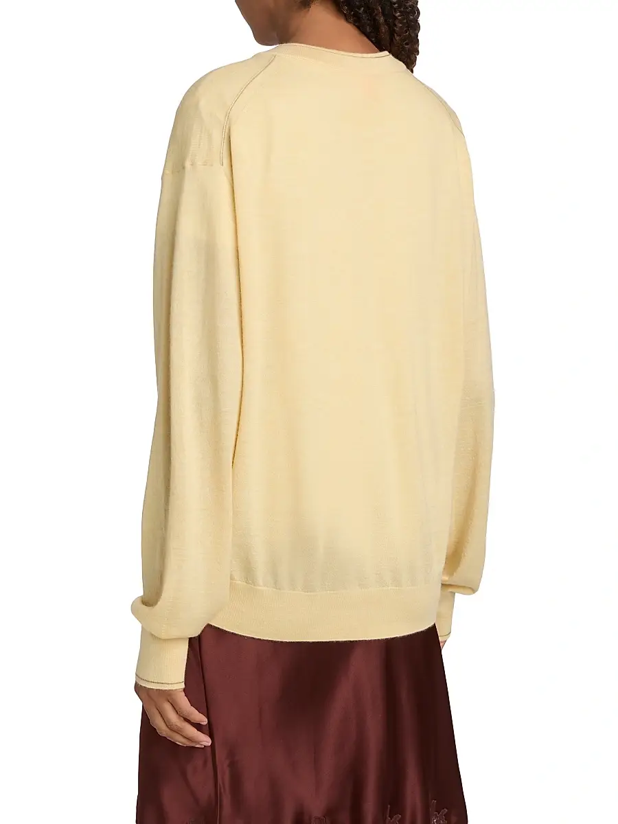 Guest In Residence Women's The Airy Cotton-Silk Sweater | Thumbnail 5