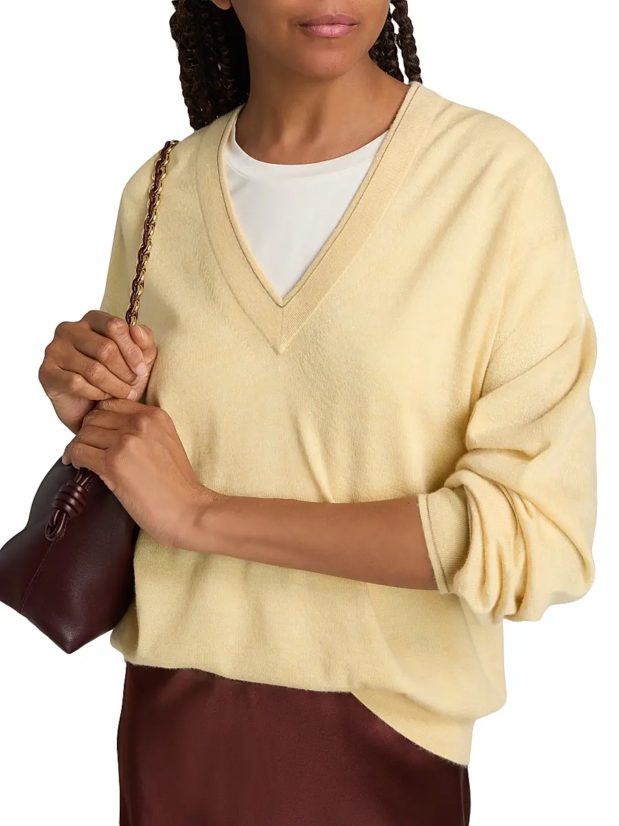 Guest In Residence Women's The Airy Cotton-Silk Sweater | Thumbnail 6
