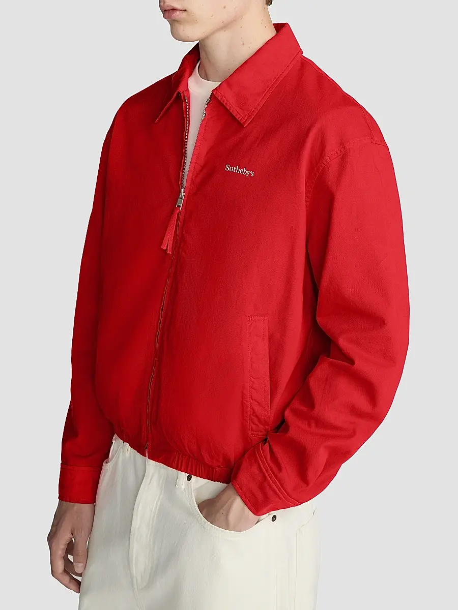 Frame Men's x Sotheby's Cotton Zip-Up Bomber Jacket | Thumbnail 4