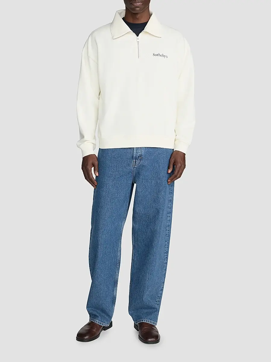 Frame Men's x Sotheby's Cotton Quarter-Zip Sweatshirt | Thumbnail 2 Frame Men's x Sotheby's Cotton Quarter-Zip Sweatshirt | Thumbnail 2