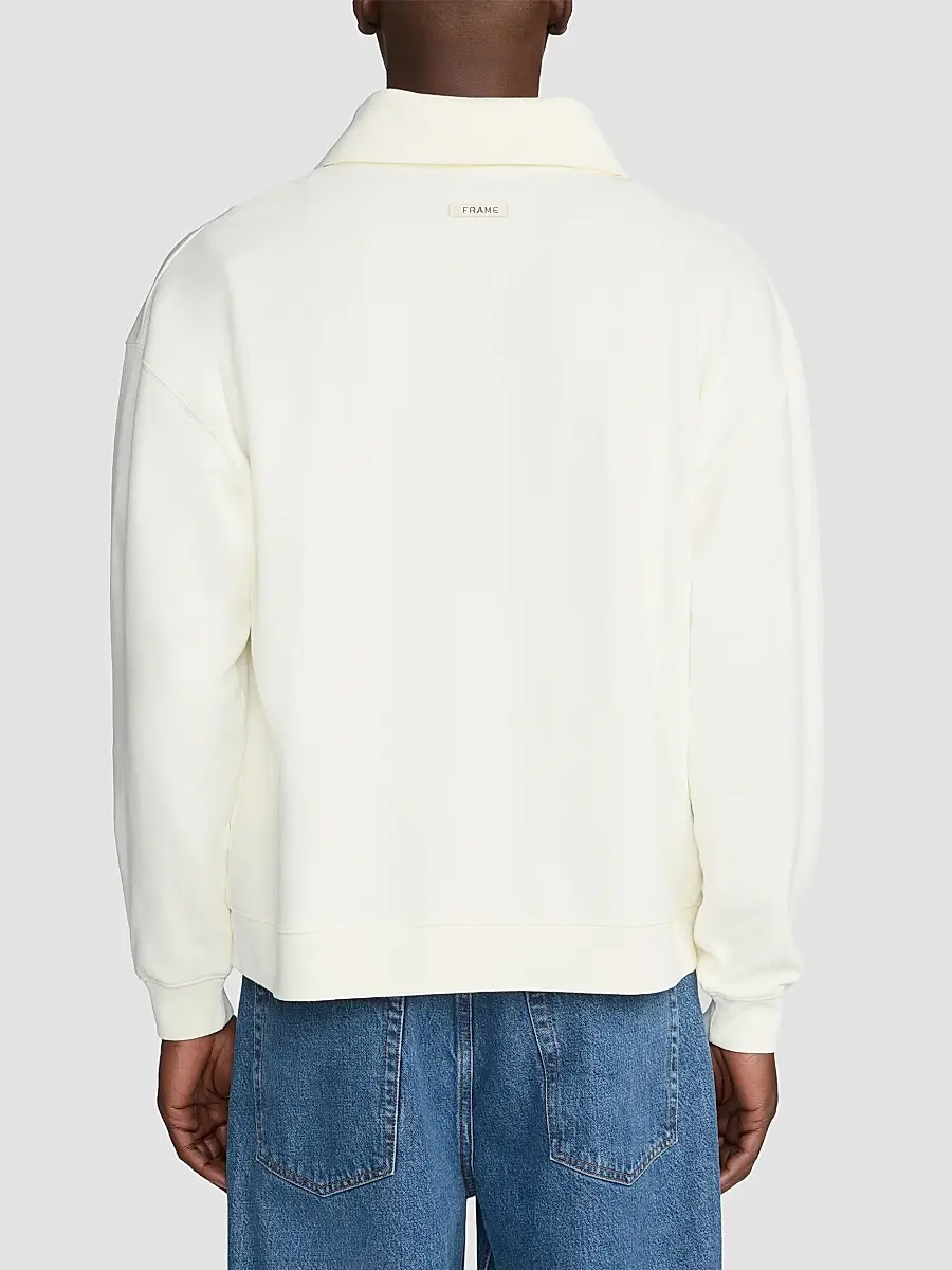 Frame Men's x Sotheby's Cotton Quarter-Zip Sweatshirt | Thumbnail 3 Frame Men's x Sotheby's Cotton Quarter-Zip Sweatshirt | Thumbnail 3