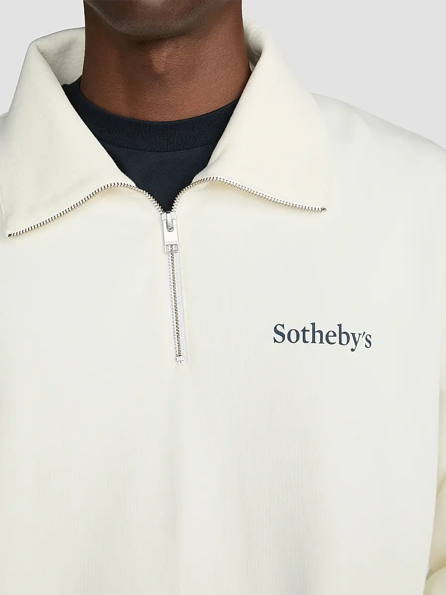 Frame Men's x Sotheby's Cotton Quarter-Zip Sweatshirt | Thumbnail 5 Frame Men's x Sotheby's Cotton Quarter-Zip Sweatshirt | Thumbnail 5