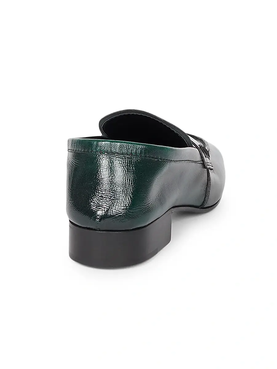 Dries Van Noten Women's Leather Penny Loafers | Thumbnail 3