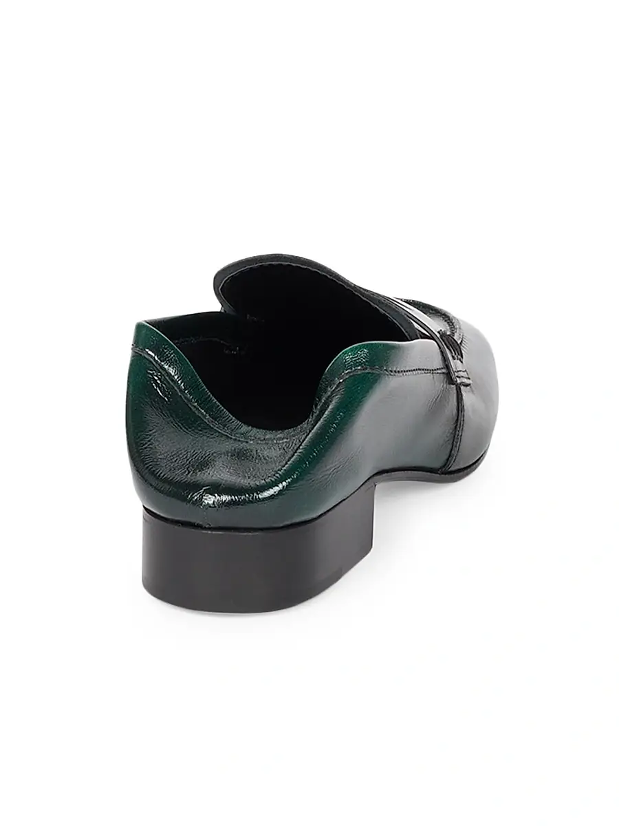 Dries Van Noten Women's Leather Penny Loafers | Thumbnail 6