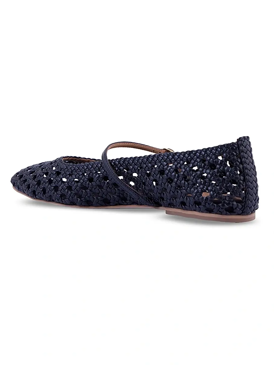 Aera Women's Maya Woven Mary Jane Ballet Flats | Thumbnail 2
