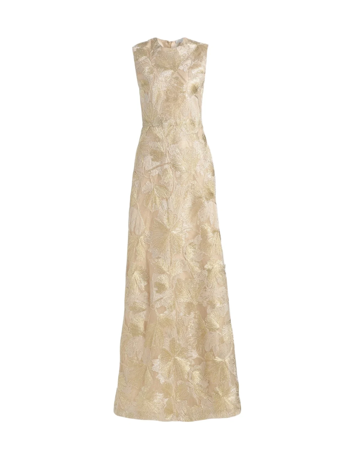 Women's Raffia Metallic Sleeveless A-Line Gown Women's Raffia Metallic Sleeveless A-Line Gown