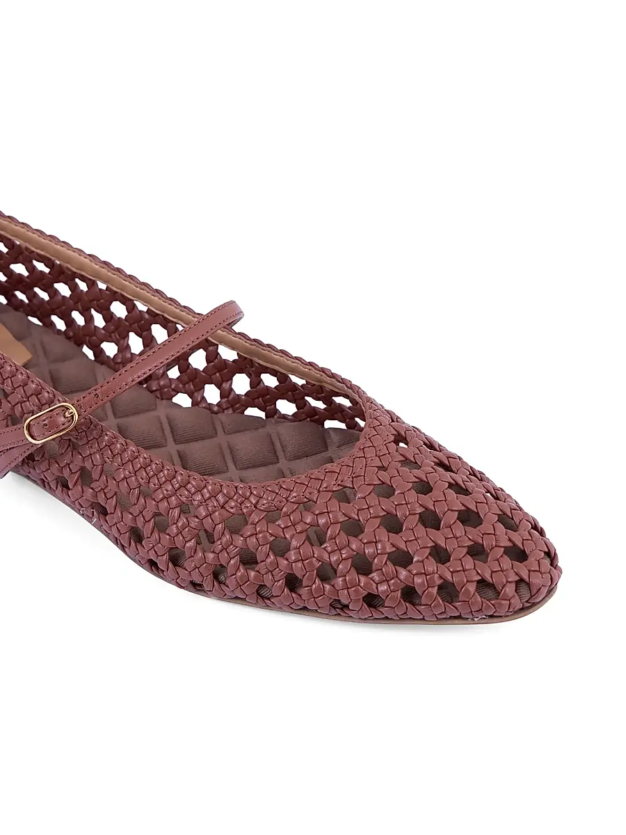 Aera Women's Maya Woven Mary Jane Flats | Thumbnail 3