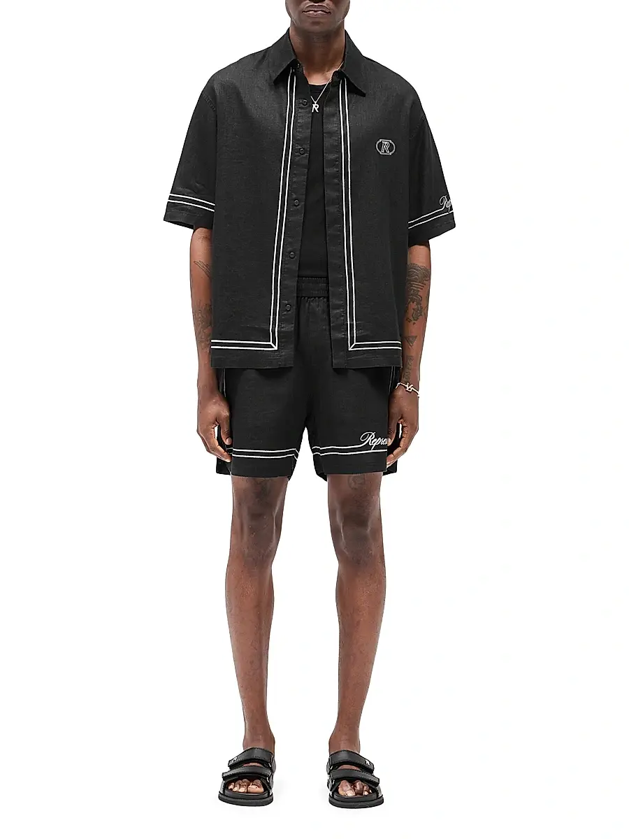 Represent Men's Logo Border Shirt | Thumbnail 2 Represent Men's Logo Border Shirt | Thumbnail 2