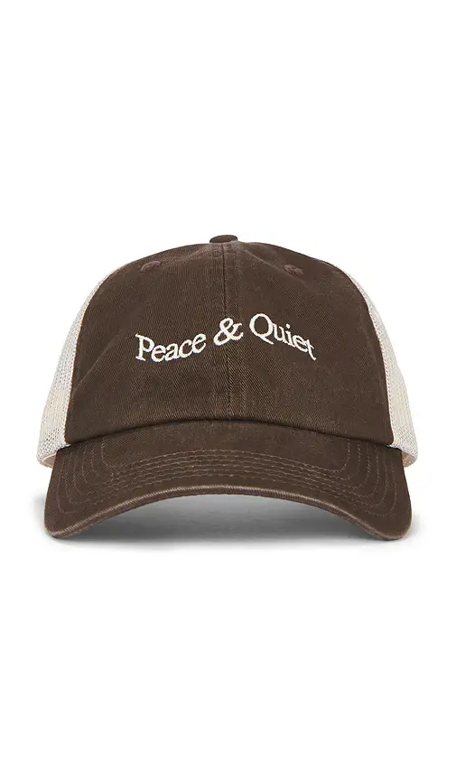 Museum of Peace and Quiet Wordmark Trucker Dad Hat | Thumbnail 4 Museum of Peace and Quiet Wordmark Trucker Dad Hat | Thumbnail 4
